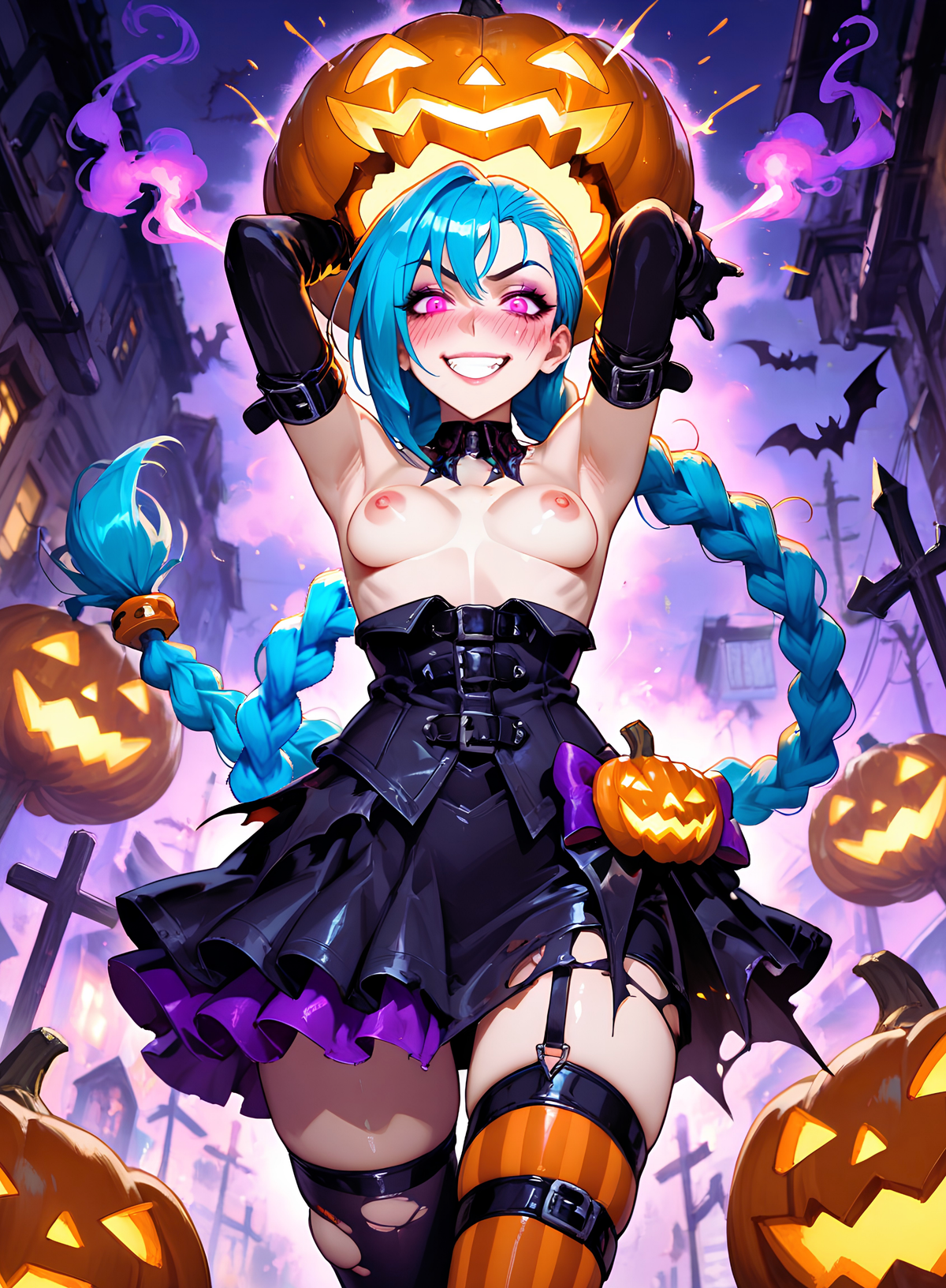 Pumpkin Bomb Jinx (NSFW) #Halloween10