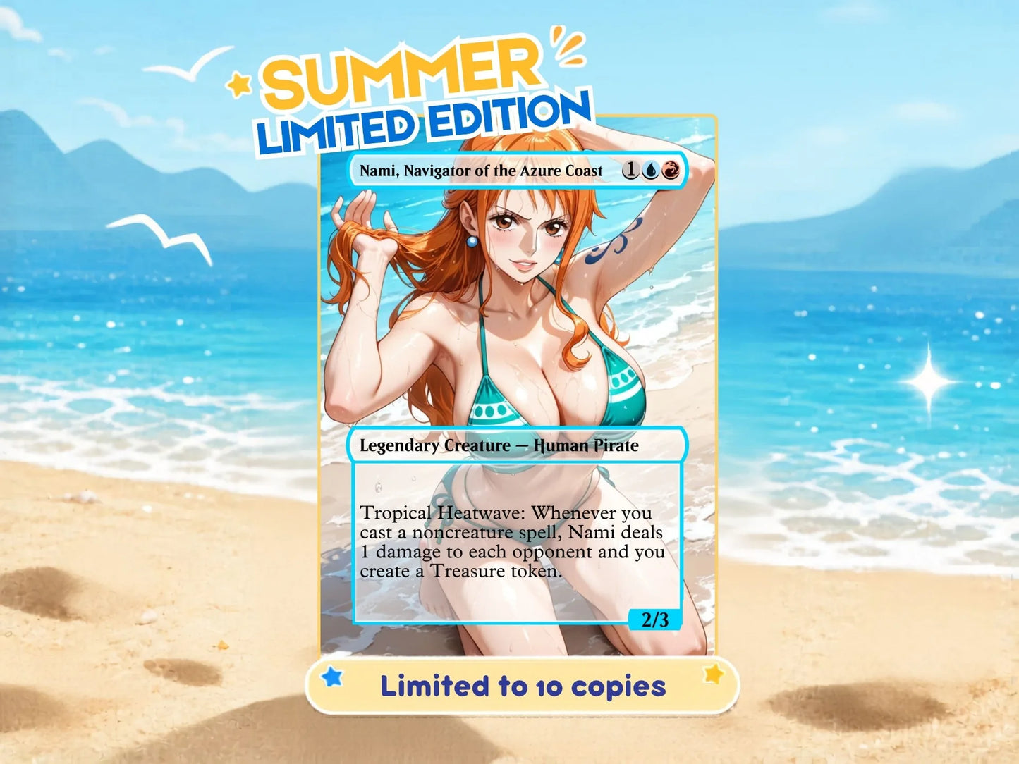 Nami, Navigator of the Azure Coast (SFW)