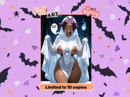 Yoruichi, Sheet-Specter Trickster (NSFW) #Halloween1