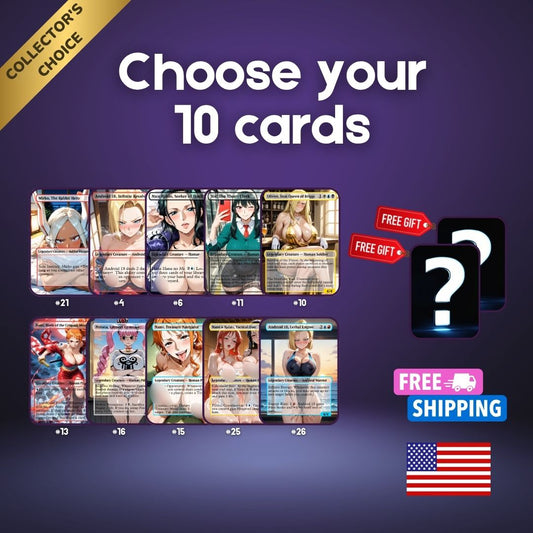 Pick Any 3, 5 or 10 Cards - Fan art collectible cards bundle