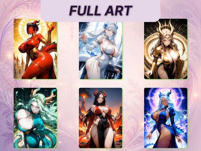 Dragon Waifus Altered Art MTG Card Collection (SFW)