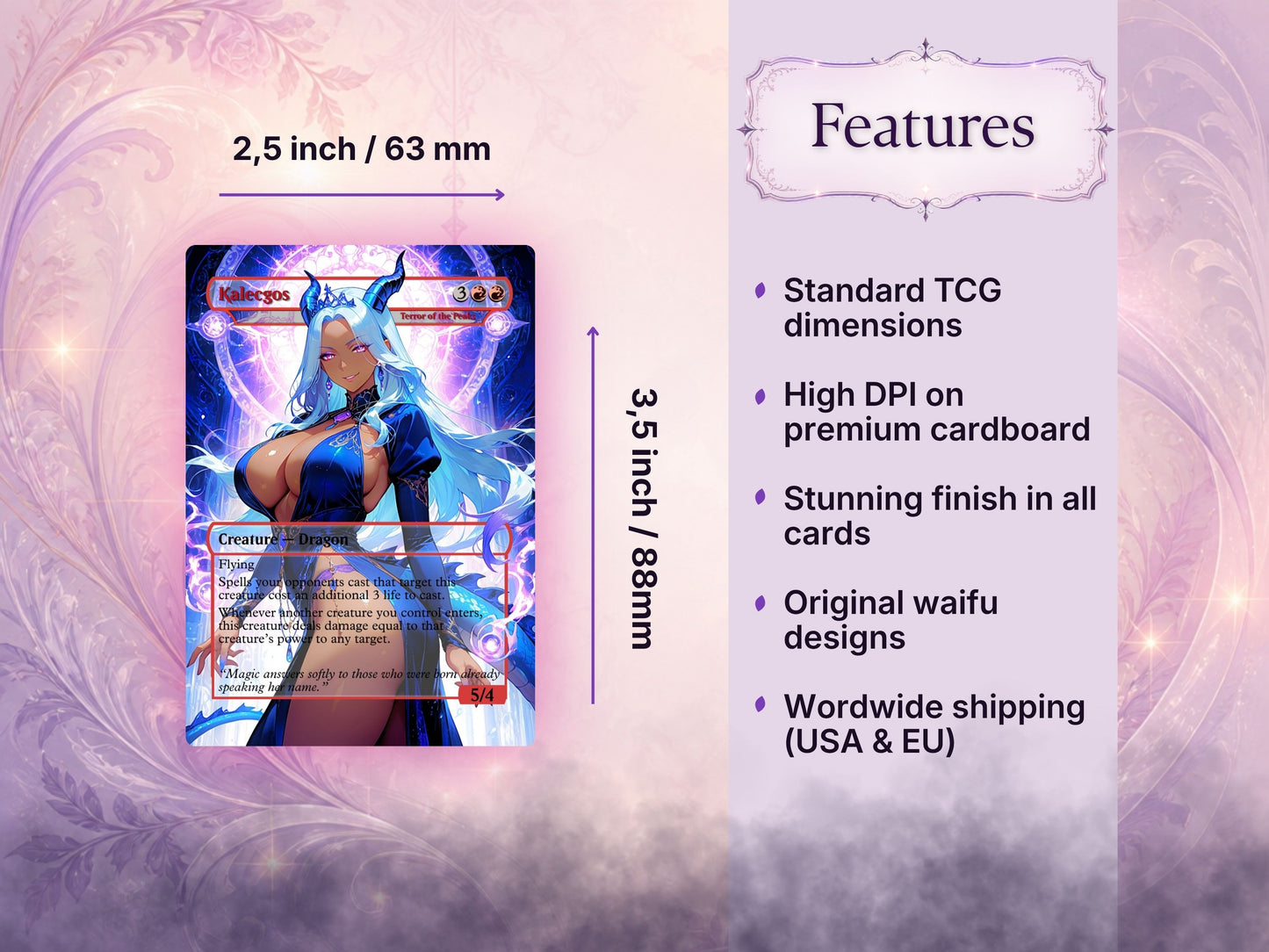 Dragon Waifus Altered Art MTG Card Collection (SFW)