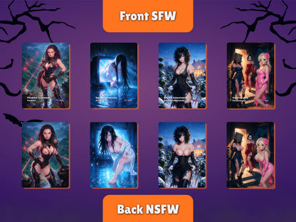Genderbend Killers gallery preview 4: four full-art horror cards featuring armored, spectral and masked figures.