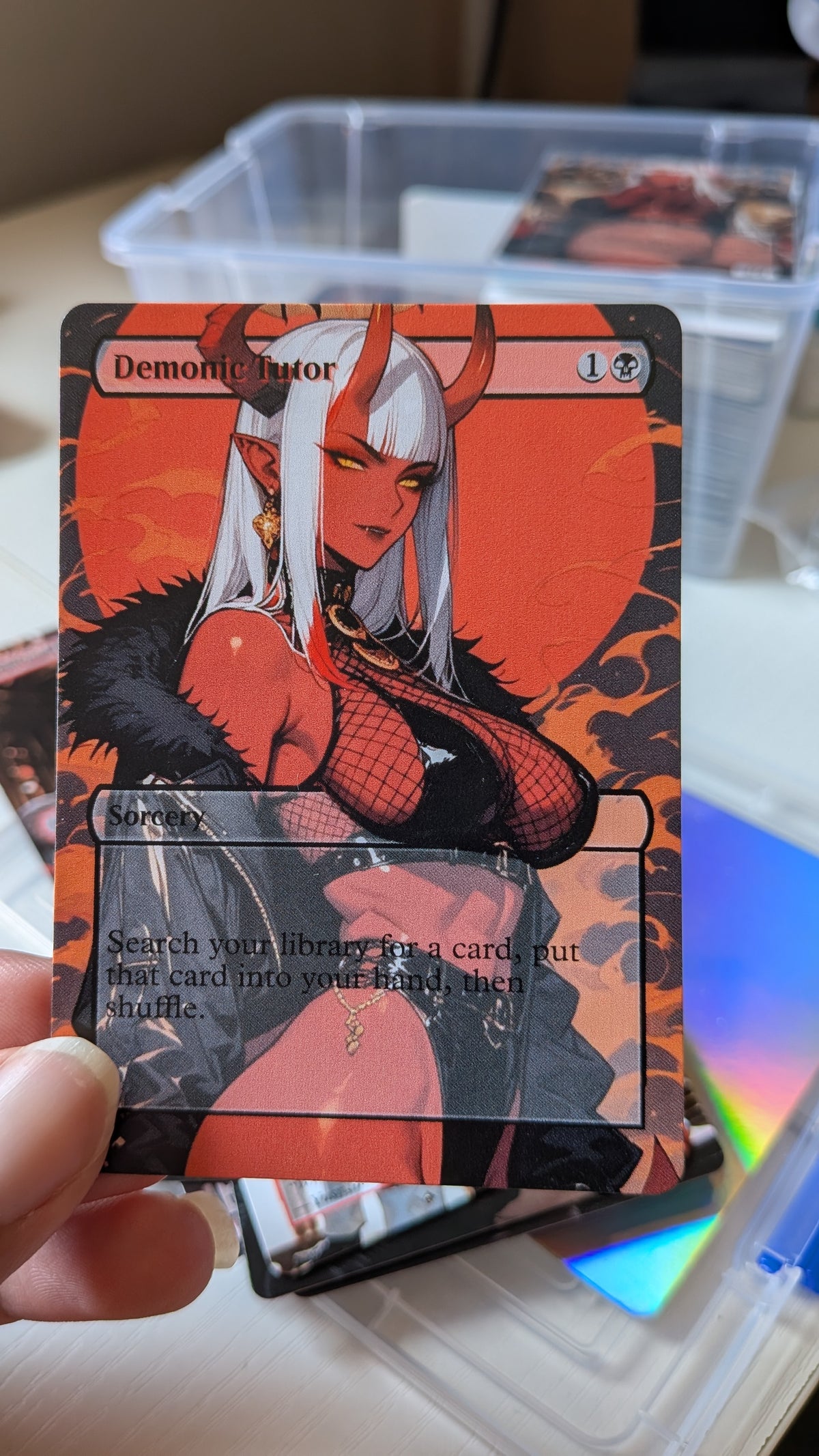 Demonic Waifus Altered Art MTG Card Collection (SFW)