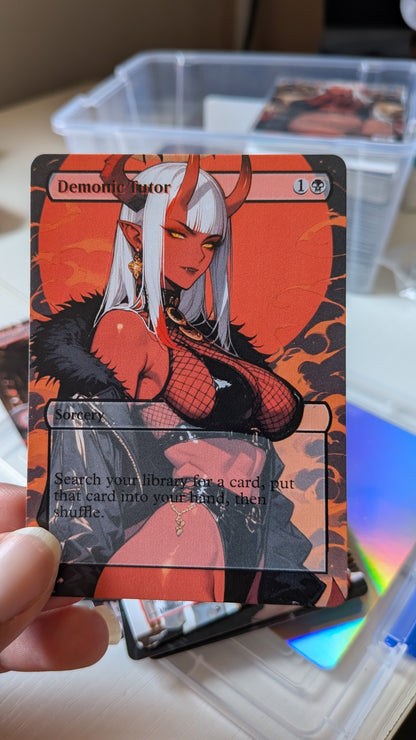 Demonic Waifus Altered Art MTG Card Collection (SFW)