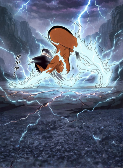 Full-art Kenrith, the Returned King proxy with Yoruichi-inspired anime artwork