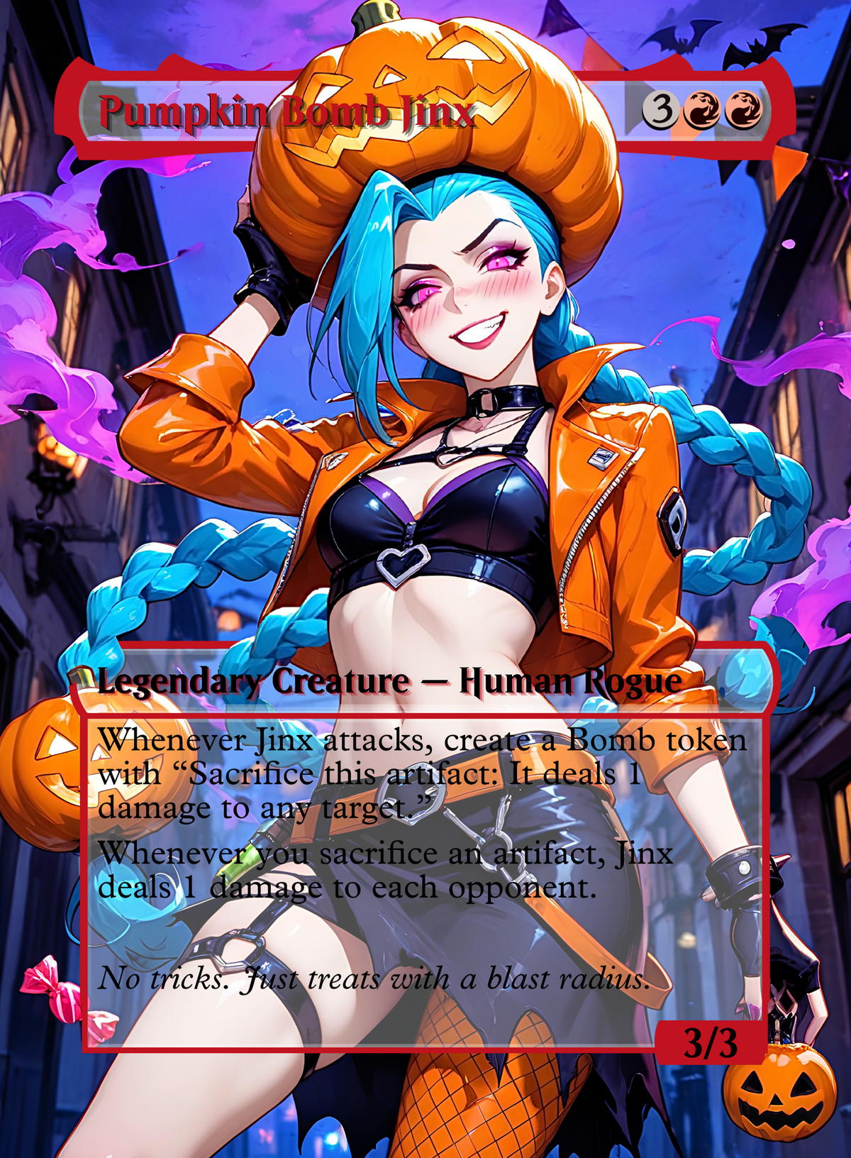 Pumpkin Bomb Jinx (SFW) #Halloween10
