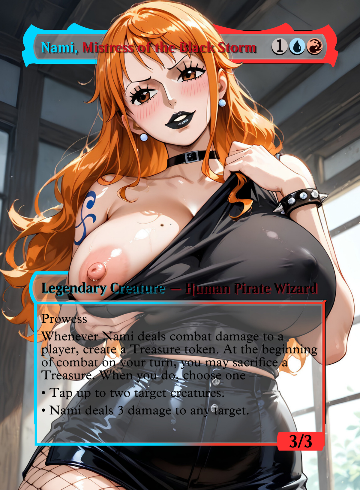 Nami, Mistress of the Black Strom (NSFW) #Halloween8