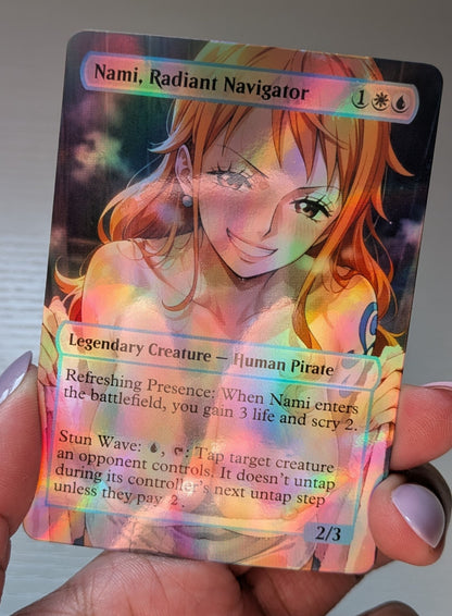 Real foil Nami, Radiant Navigator card