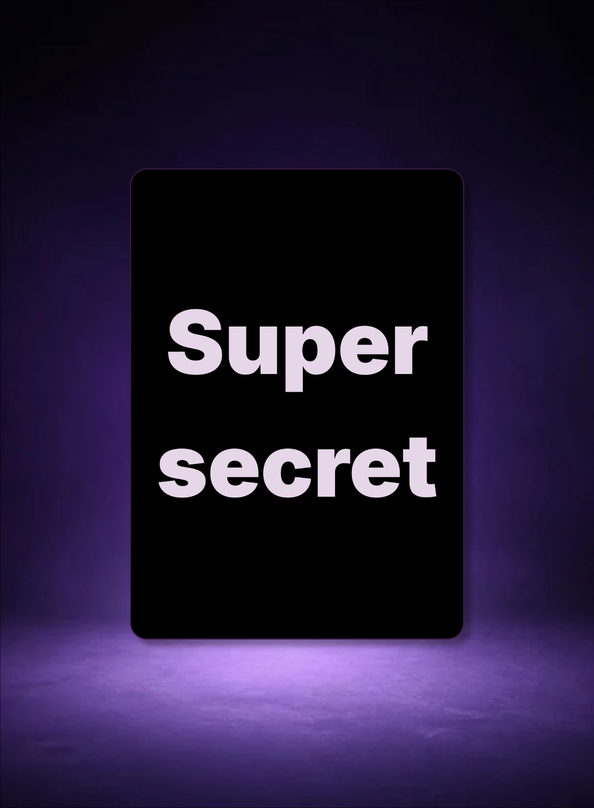 NoirWaifus Super Secret mystery proxy card