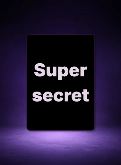 NoirWaifus Super Secret mystery proxy card