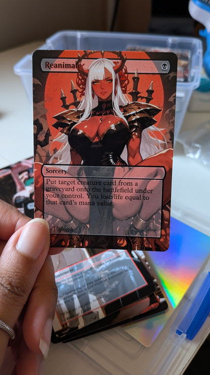 Demonic Waifus Altered Art MTG Card Collection (SFW)