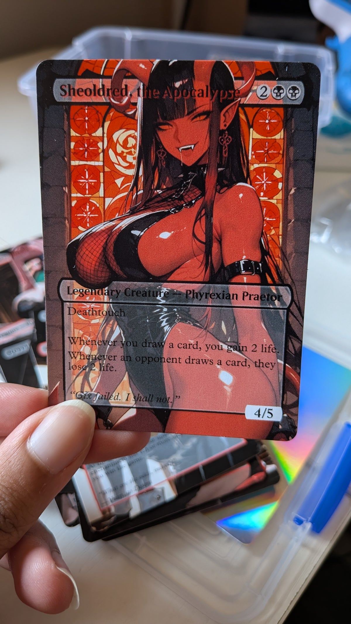 Demonic Waifus Altered Art MTG Card Collection (SFW)