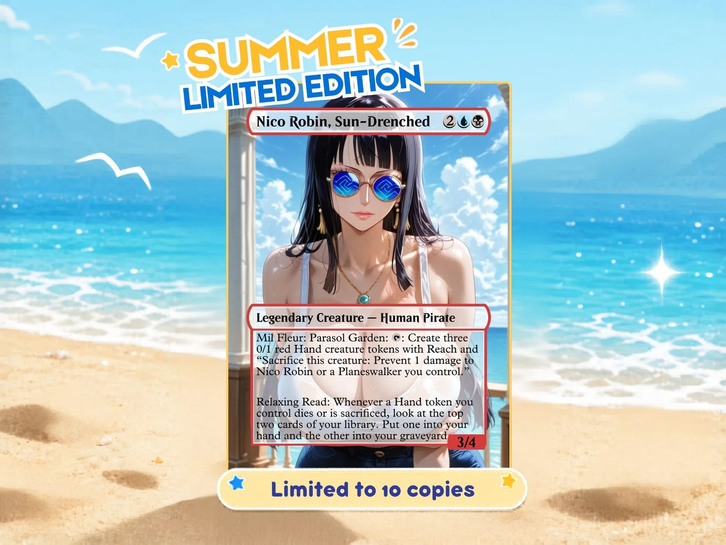 Nico Robin, Sun-Drenched (SFW)